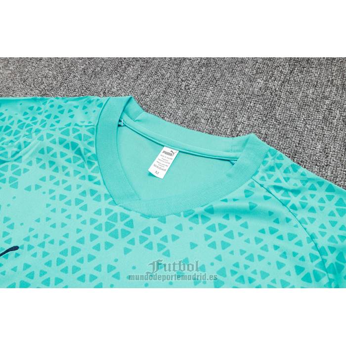 Chandal del Olympique Marsella Manga Corta 2023-2024 Verde - Pantalon Corto